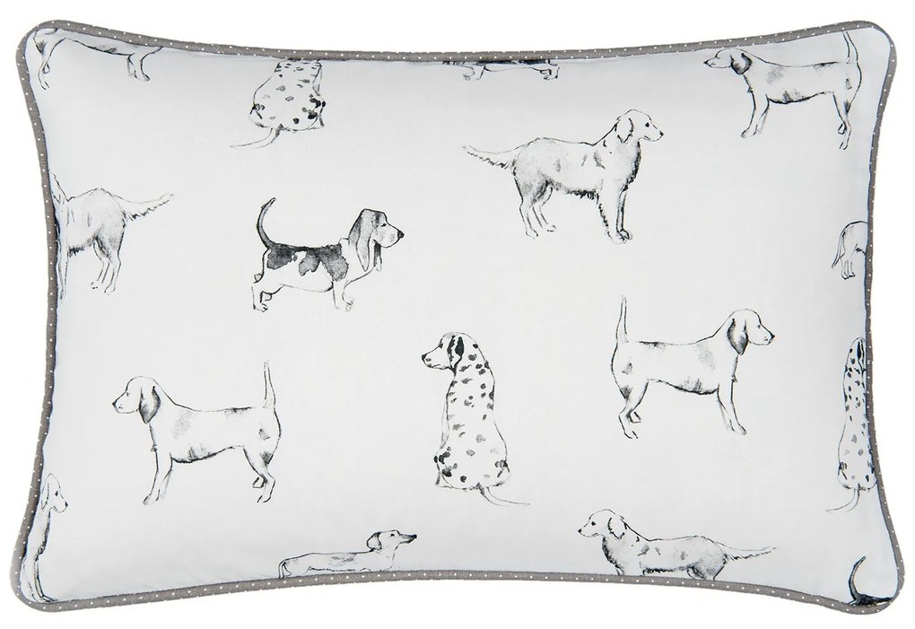 Vankúš s výplňou s bavlneným povlakom Dog Love - 35 * 50 cm