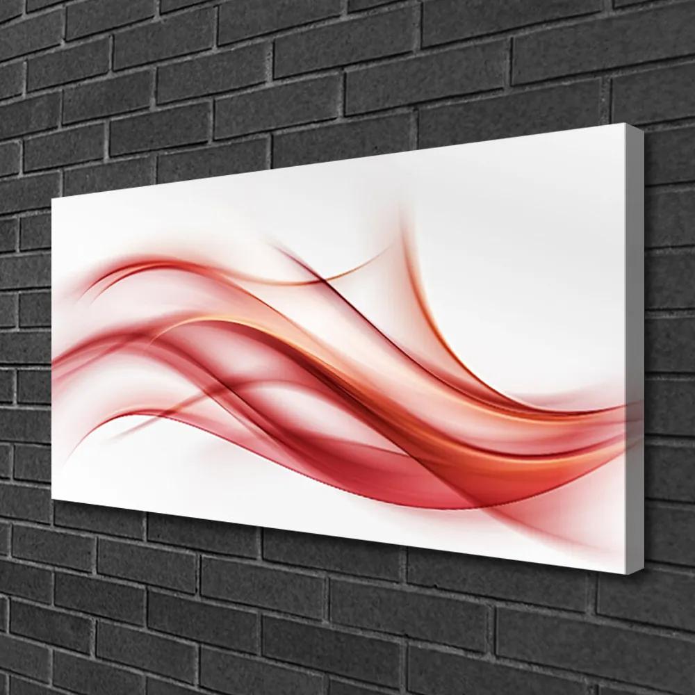 Obraz Canvas Červená abstrakcia umenie 120x60 cm