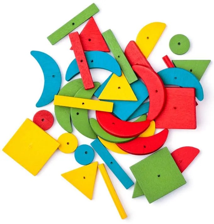 Korková doska s pribíjajúcimi tvarmi – Zvieratká, 150 dielov