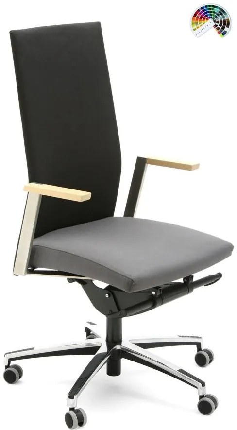 FORMDESIGN Kancelárske kreslo FIERO UNA čalúnenie ELEGANCE koža