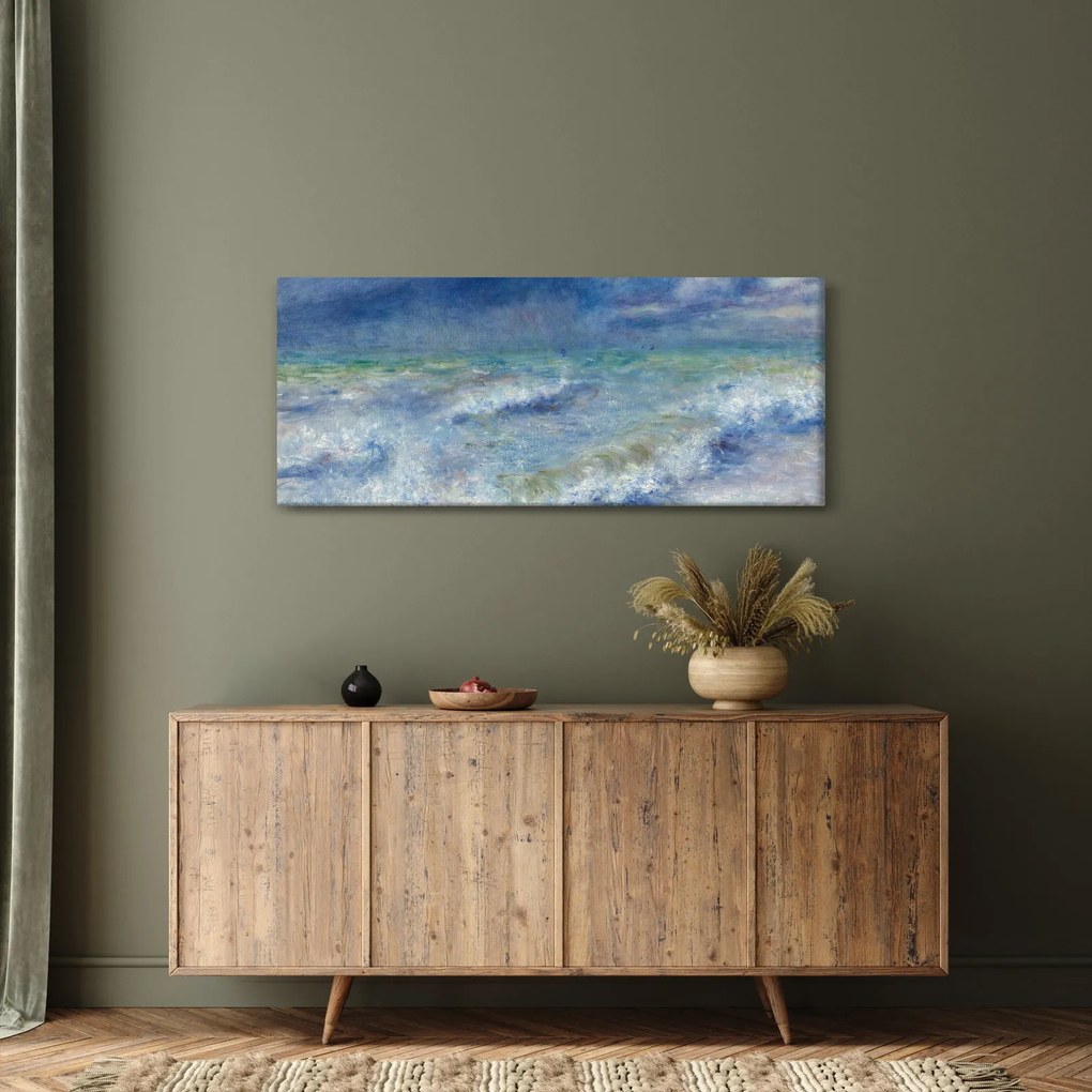 Obraz - Pierre-Auguste Renoir, Seascape, reprodukcia (120x50 cm)