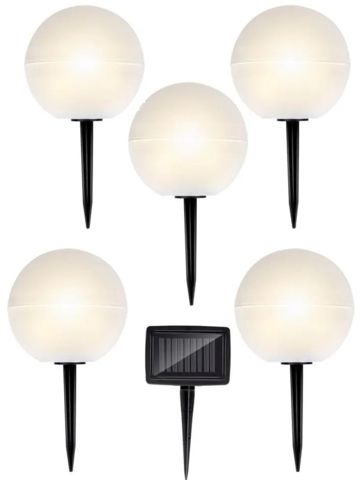 SADA 5x LED Solárne svietidlo LED/3,2V multicolor