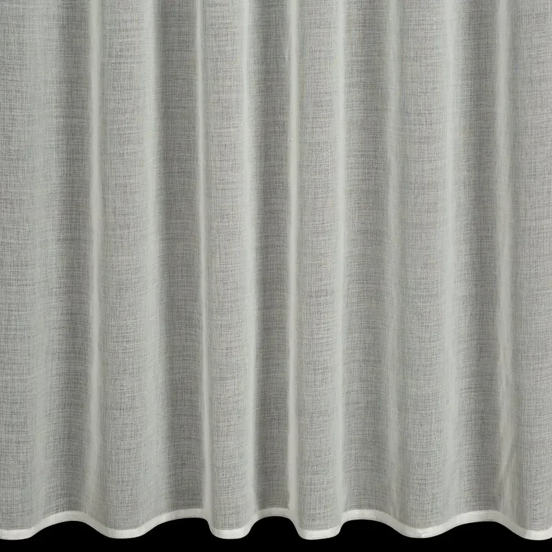 Dekorstudio Hotová etamínová záclona KLEO zdobená lesklými kryštálmi 350x260cm biela