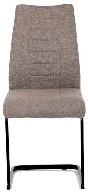 Autronic BONTEC Jedálenská stolička, hnedá, látka, DCL-438 BR2 Farba: Šedá