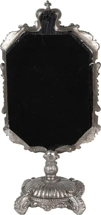 Strieborné stolné zrkadlo - 15*10*31 cm