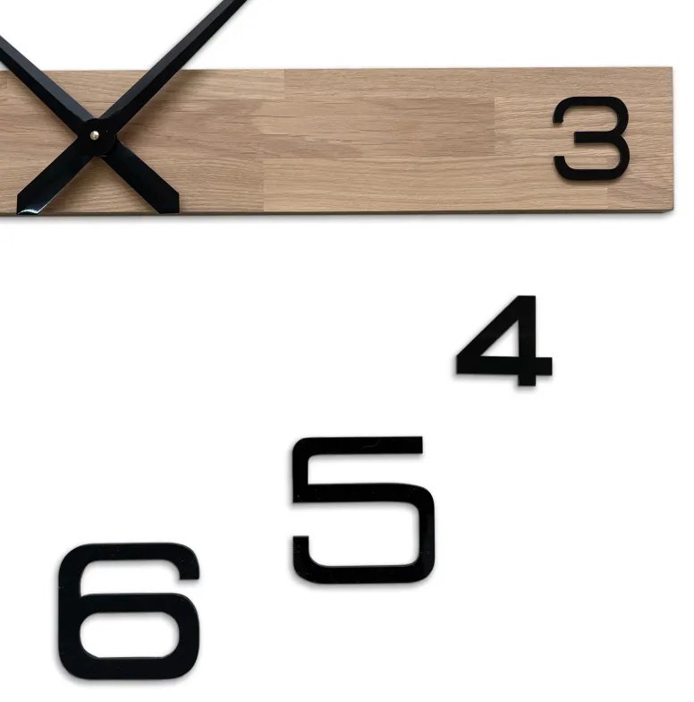 Drevené nástenné hodiny do obývačky I SENTOP MAS023-3041