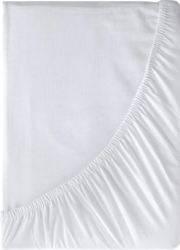 JERSEY PRESTIERADLO JERSEY3 200X220 CM BIELE