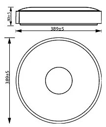 Philips - LED Stmievateľné stropné svietidlo COINER LED/24W/230V 2700K čierna