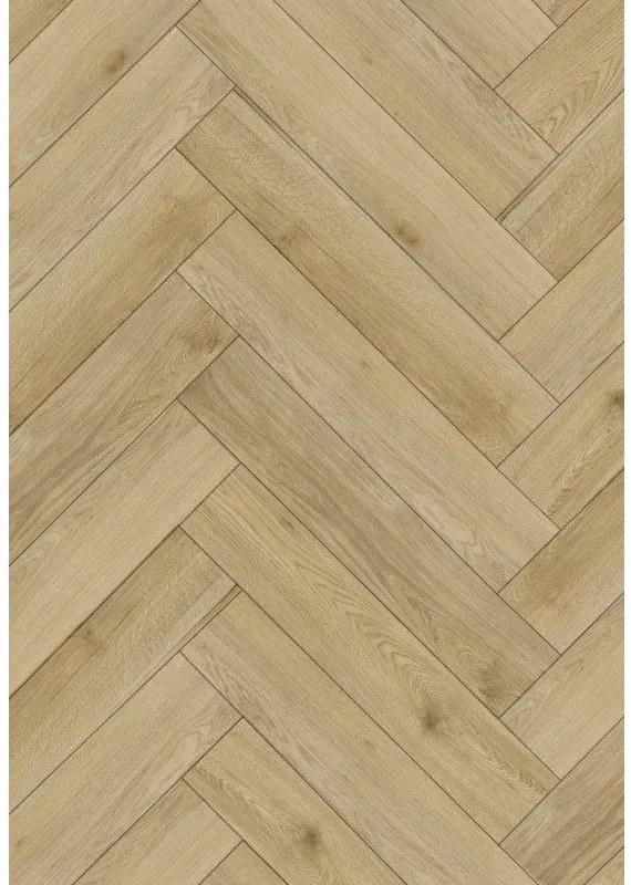 Mexen Charter Oak vinylové panely jodeľka 635 x 127 mm SPC 6,5 mm, podklad 1,5 mm, 4 V-Fuga, Dub - F1169-0635-127-505-4V1-01
