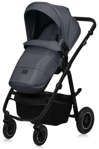 Lionelo - Kombinovaný kočík 2 v 1 AMBER PLUS Šedý grafit
