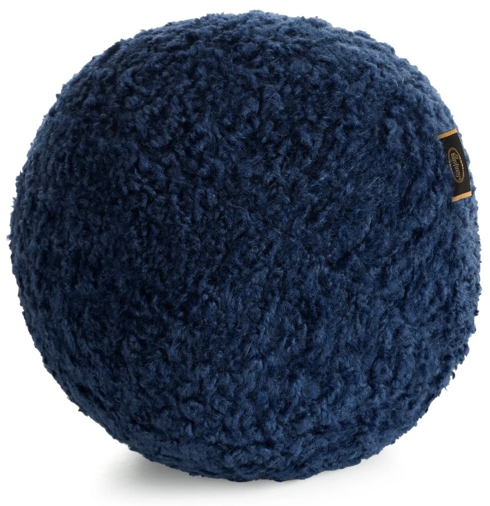 DEKORAČNÝ VANKÚŠ BUKLA09 (FI) 24 CM TMAVOMODRÁ