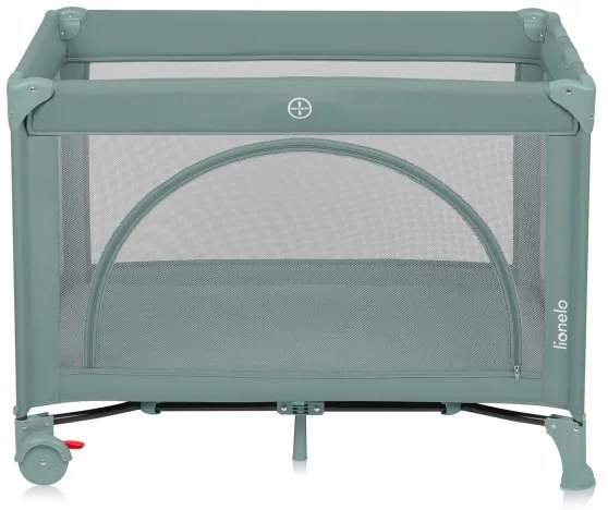 Lionelo - Cestovná postieľka LAURA Green Sage