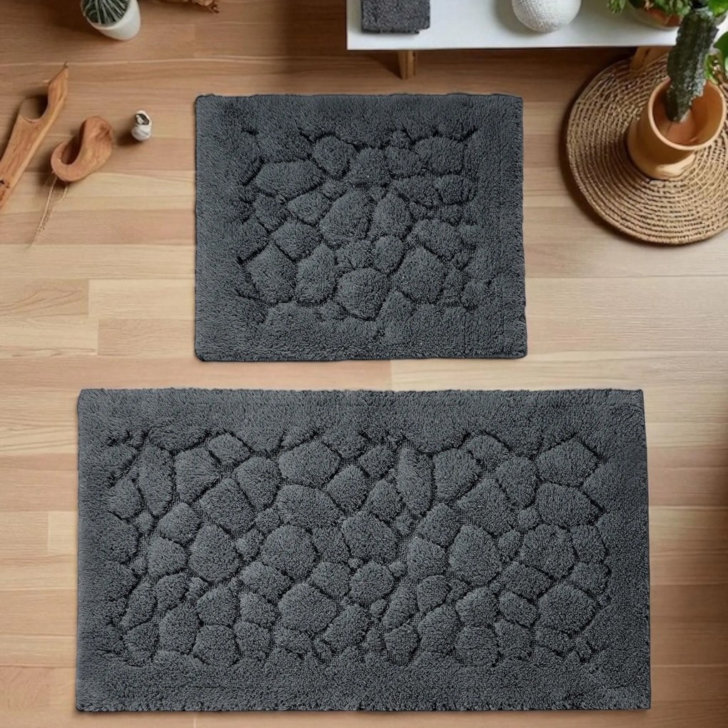 DY Kúpeľňová sada koberčekov Boston 10 - grafitová