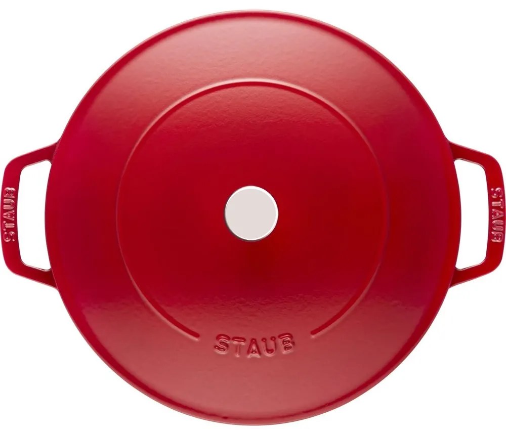 Staub Kastról STAUB so samopodlievacou pokrievkou 28 cm červený 3,7l