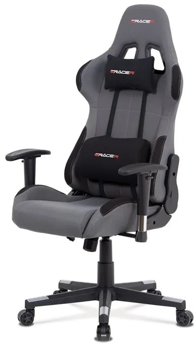 BONTEC Herné kreslo, hojdací mechanizmus, sivá, KA-F05 GREY Farba: Šedá