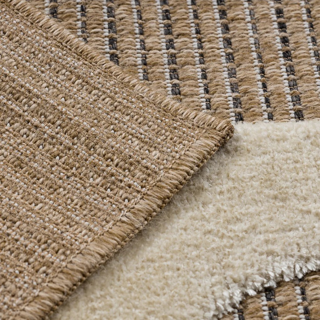 Dywany Łuszczów, Kusový koberec Spark 0696A beige/cream, 160x220, béžová, chodba / predsieň