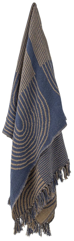 Bloomingville Prehoz z recyklovanej bavlny Tiffanie Blue 160 x 130 cm