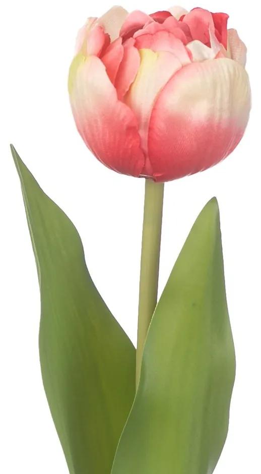 Umelá kvetina TULIPI ružová