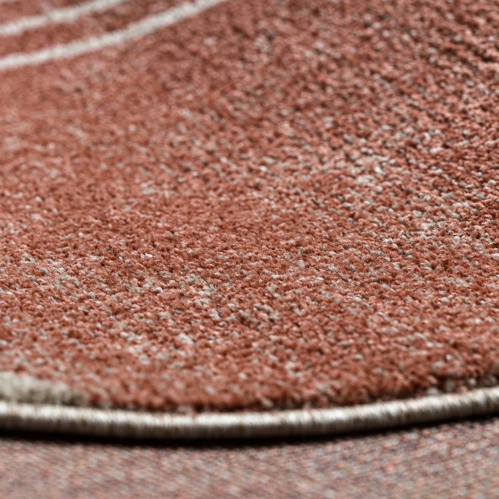 Kusový koberec Fusion 0810 beige/terra, 80x150, viacfarebná, kancelária, Dywany Łuszczów