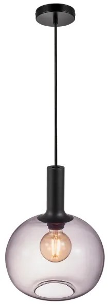 Nordlux - Luster na lanku ALTON 1xE27/60W/230V čierna