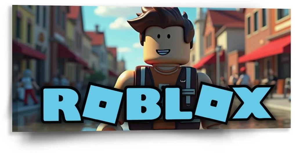 Sablio Obraz ROBLOX Město - 110x50 cm