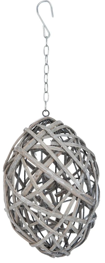 Dekorácie závesné ratanové vajcia - Ø 20 * 30 cm