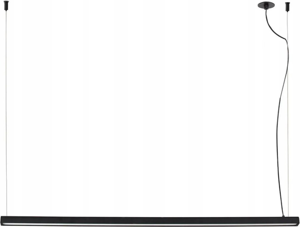 Faro Vico 1150 závesné dizajnové Led svietidlo čierne 115 cm zapustená rozeta