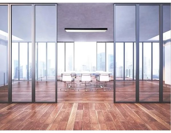 LED Stropné svietidlo LED/32W/230V 4000K 120x13 cm čierna