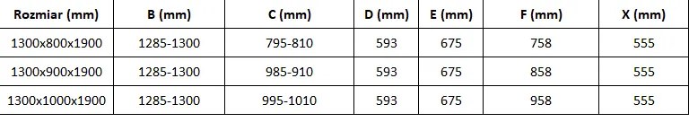 Mexen Omega, 3-stenný sprchovací kút s posuvnými dverami 130 (dvere) x 100 (stena) cm, 8mm číre sklo, chrómový profil, 825-130-100-01-00-3S