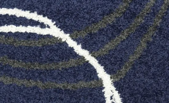 Oriental Weavers, Kusový koberec Lotto 290 HY4 B, 133x190, modrá, chodba / predsieň