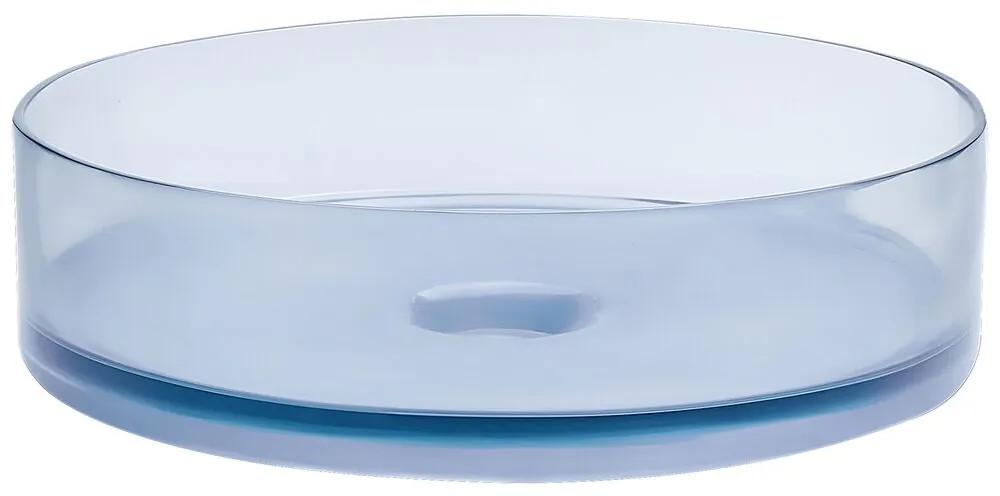 Okrúhle umývadlo ⌀ 36 cm modré TOLOSA Beliani