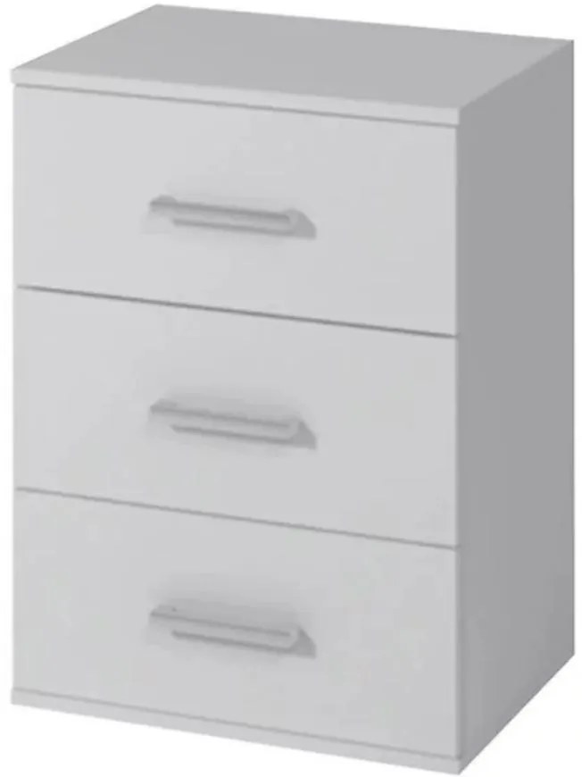 Nočný stolík Goda III 3S biela