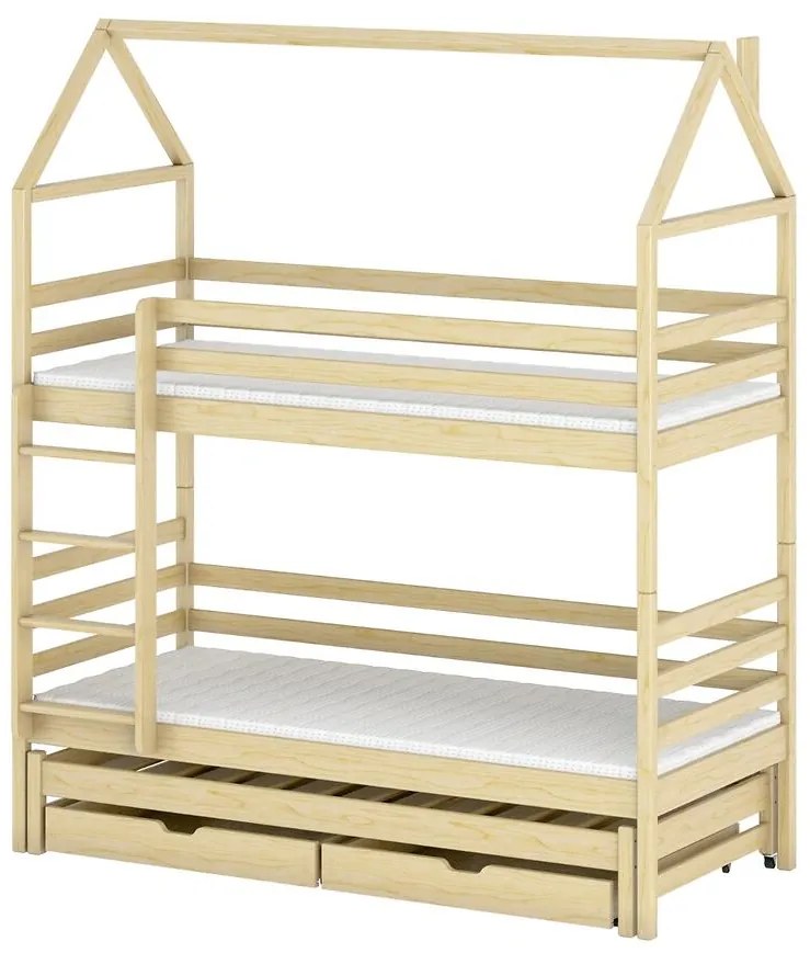 Posteľ Domček Dalia 80x160 borovica