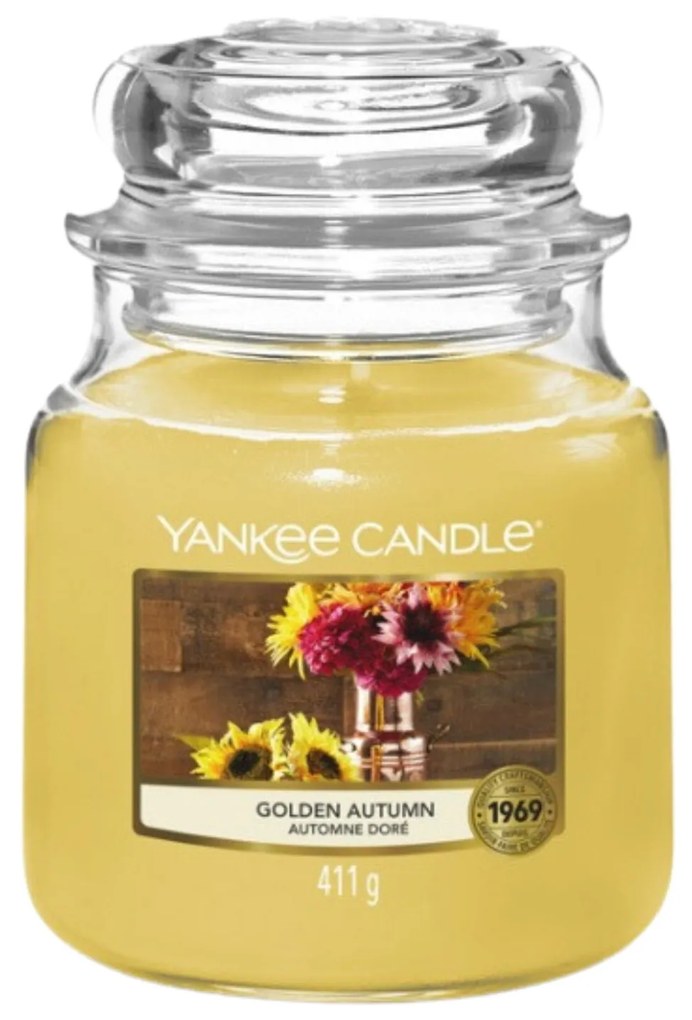 Yankee Candle Sviečka Yankee Candle 411 g – Golden Autumn