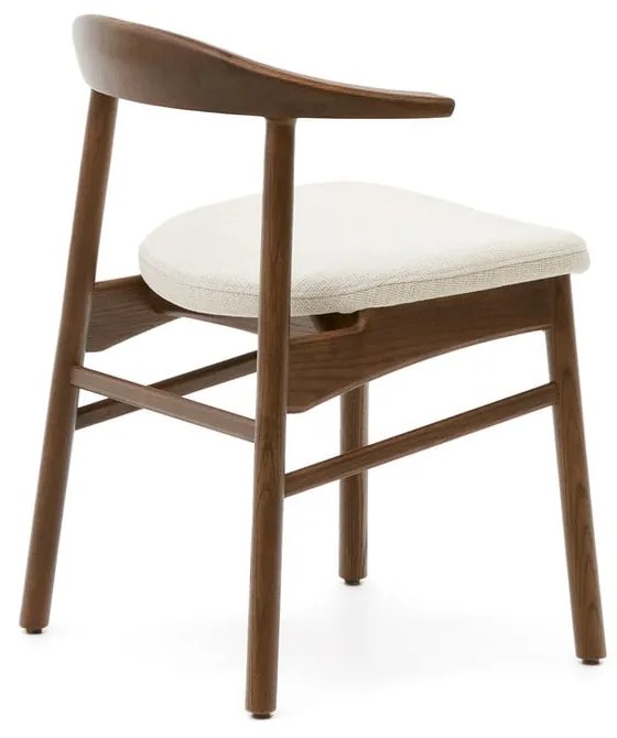 Hnedá/béžová jedálenská stolička Timons – Kave Home