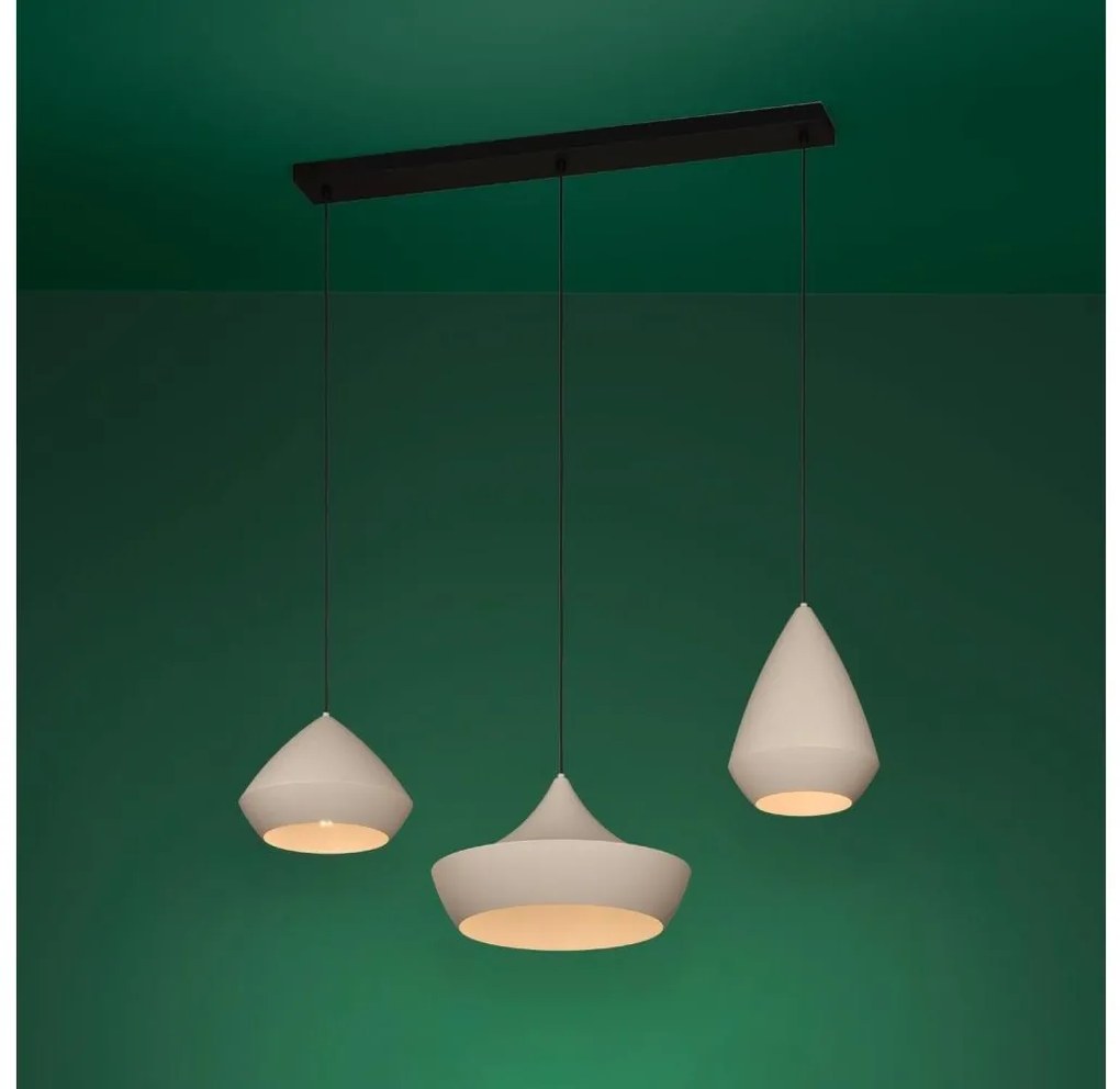 Eglo 390269 - Luster na lanku TORREMOLINOS 3xE27/28W/230V béžová