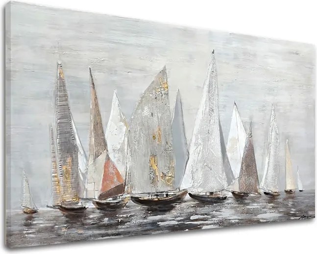 Obraz na plátne PLACHETNICE NA MORI