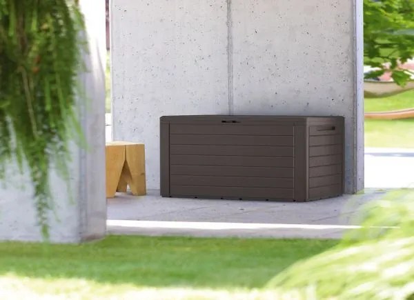 InternetovaZahrada - Úložný box - 120x46x57cm - hnedý