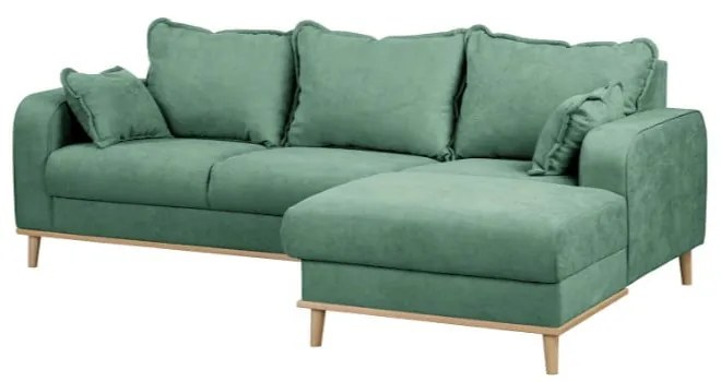 Tyrkysová rohová pohovka (pravý roh) Beata - Ropez