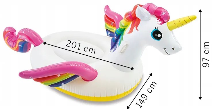 INTEX Nafukovací matrac Jednorožec - Intex 57561