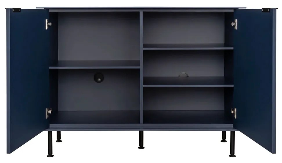 Modrá skriňa Suumo 120 × 50 × 88 cm
