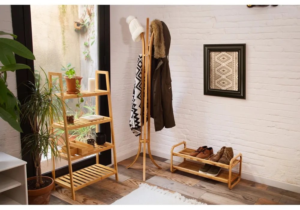 Bambusový vešiak Compactor Coat & Hat Bamboo