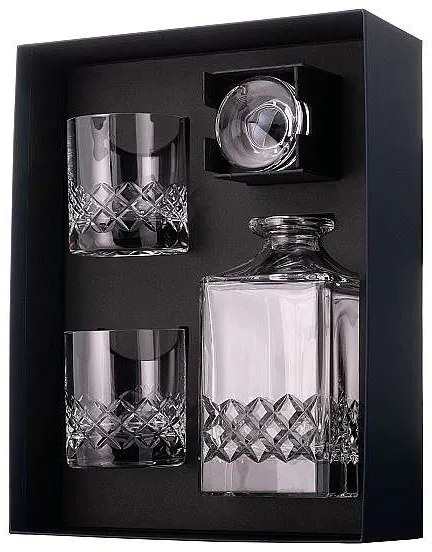Diamante GROSVENOR whisky set (1+2)