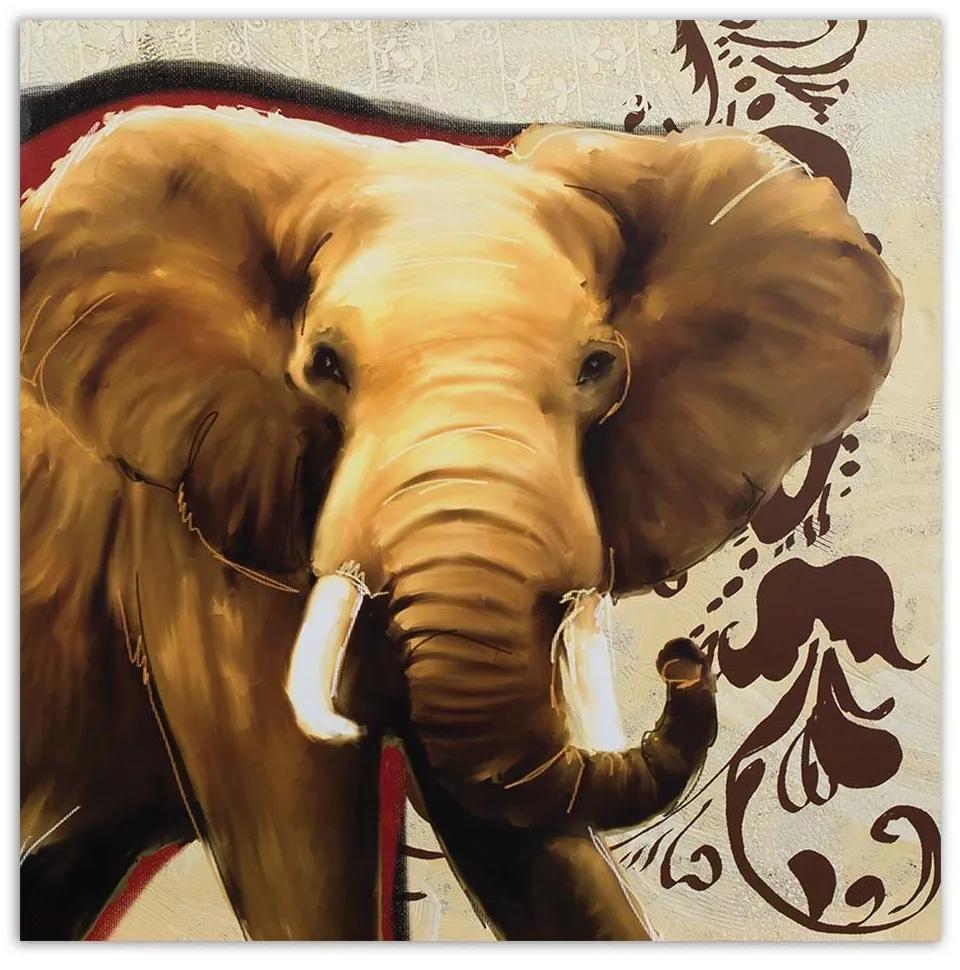 Obraz na plátně Sloní Afrika - 30x30 cm