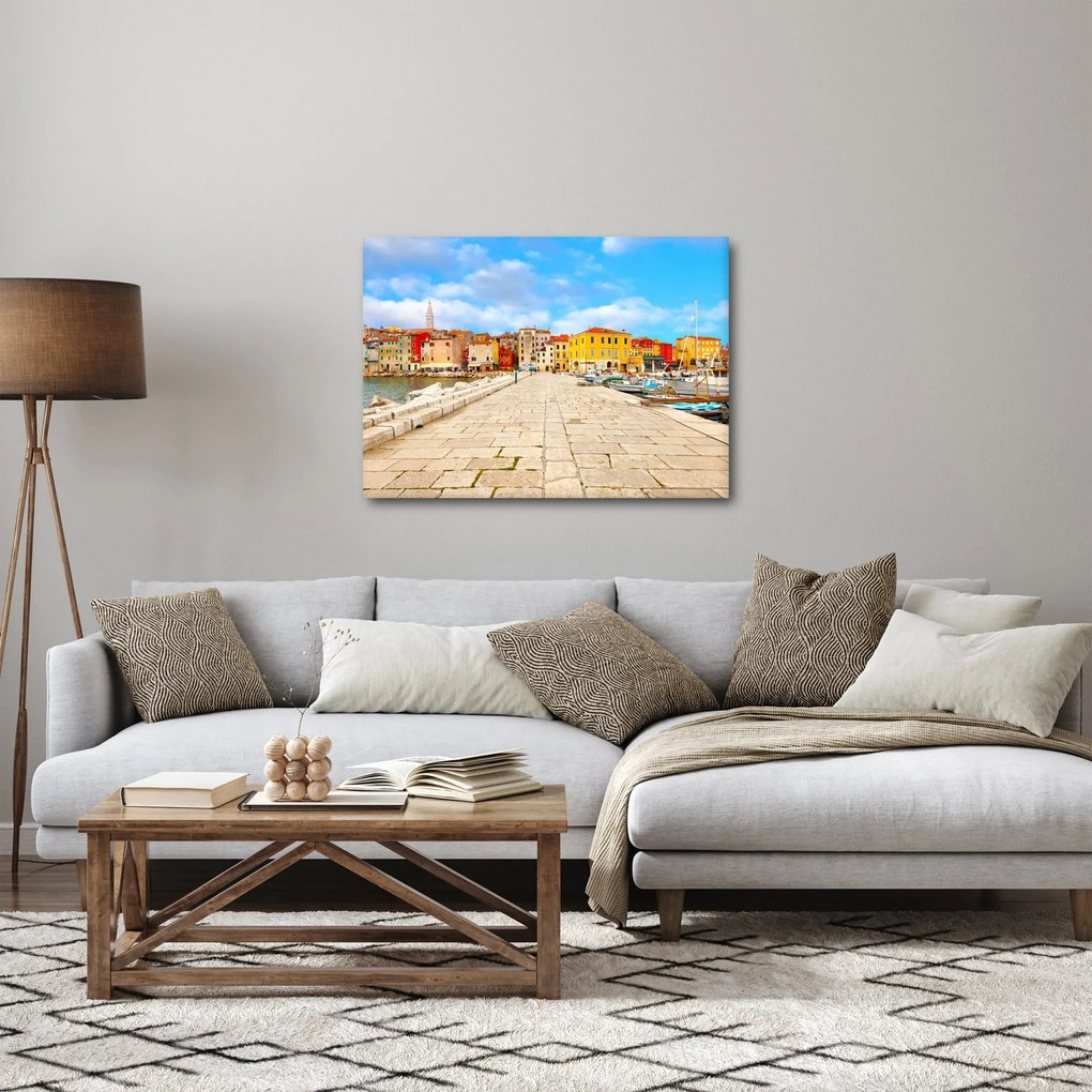 Obraz - Staré istrijské mesto v Poreči, Chorvátsko (70x50 cm)