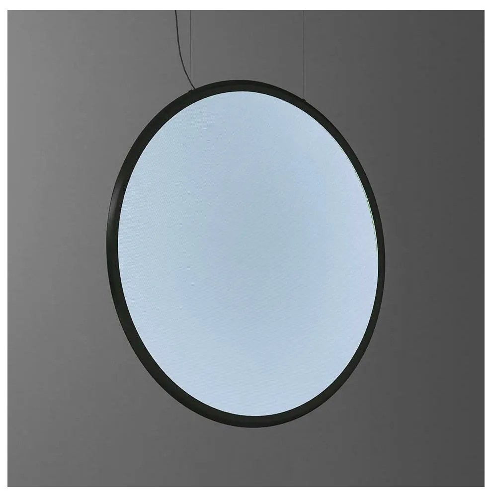 Artemide 1994230APP - LED Stm. luster na lanku DISCOVERY LED/84W/230V čierna