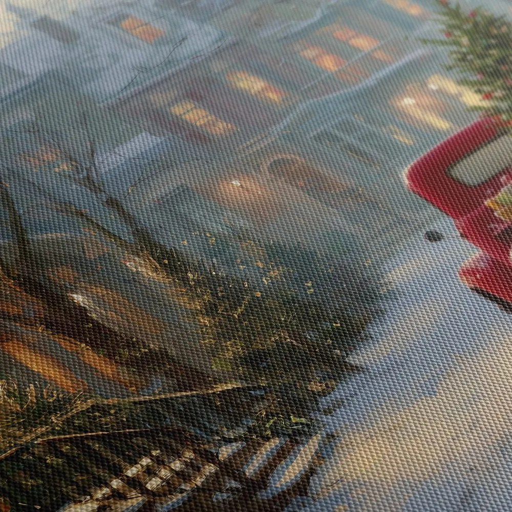 Vianočný obraz auto splnených prianí