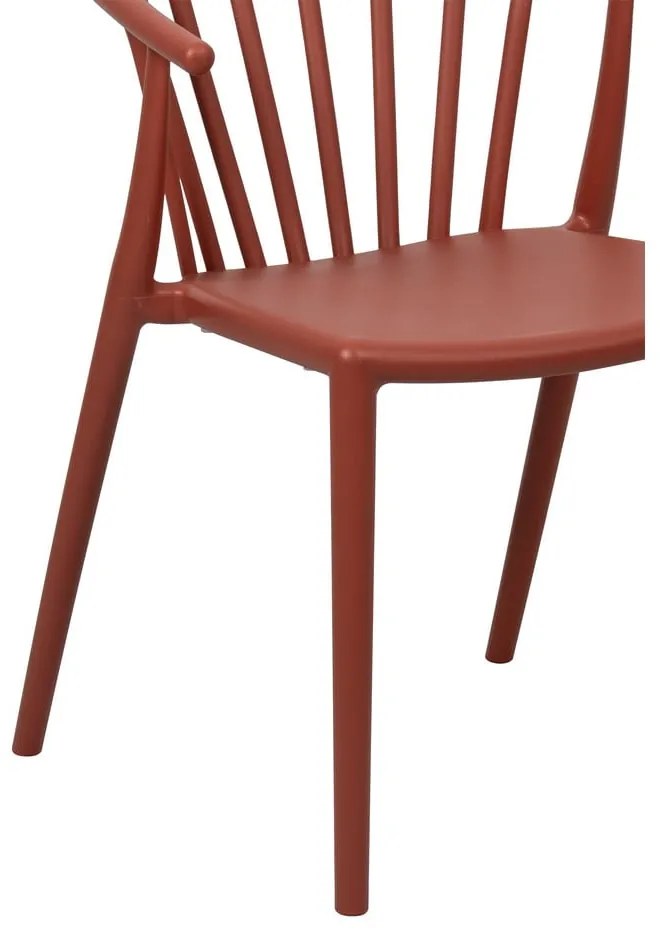 Hnedá plastová záhradná stolička Capri – Bonami Essentials