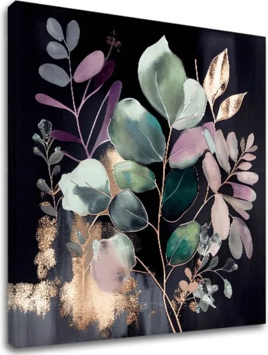 Moderné obrazy na plátne - Jungle's Emerald Symphony 100x100 cm