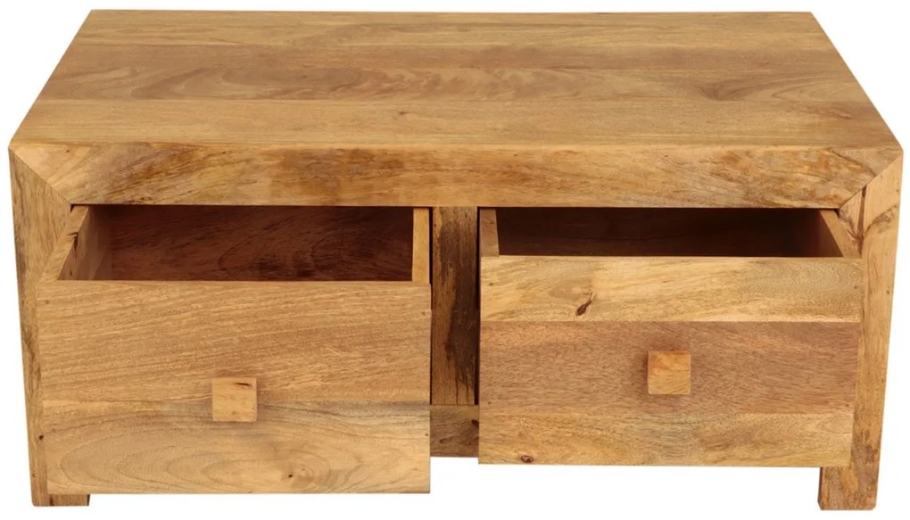 furniture-nabytek.cz - Dřevěný konferenční stůl z masivu mango 90x40x60